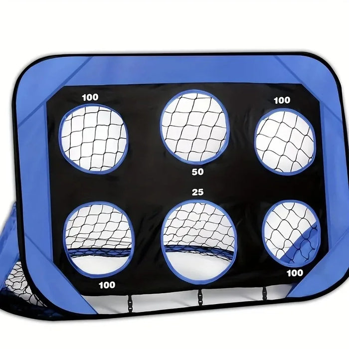 Garden Football Goal – Portable Trapezoid Frame with 3‑Minute Pop‑Up