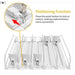 Canned Beverage Push Rack — Self-Pushing Fridge & Counter Organiser (310/380/410mm)