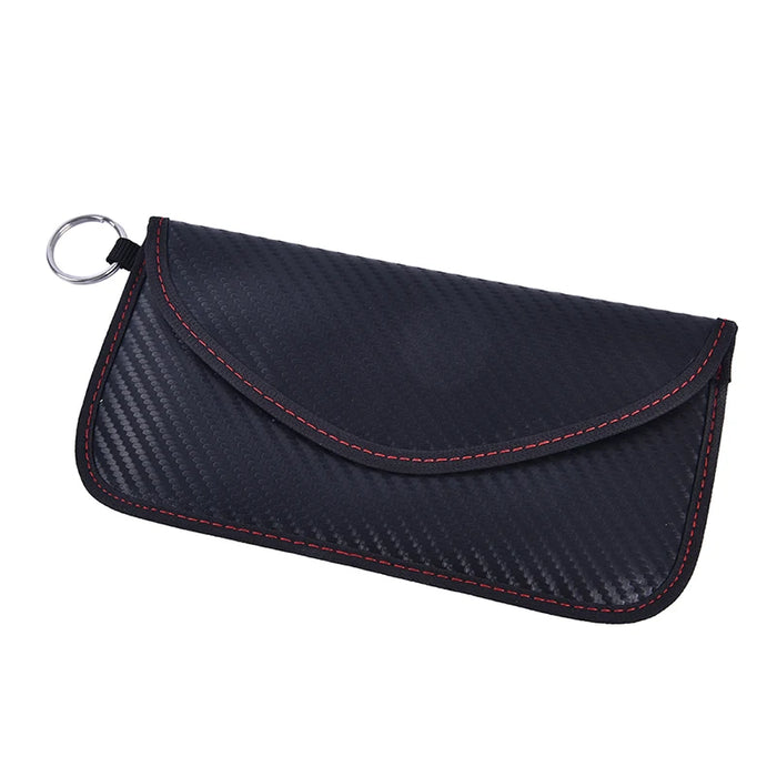 Faraday Key Signal Blocking Pouch – Signal Blocker for Car Keys & Phones, Carbon Fibre