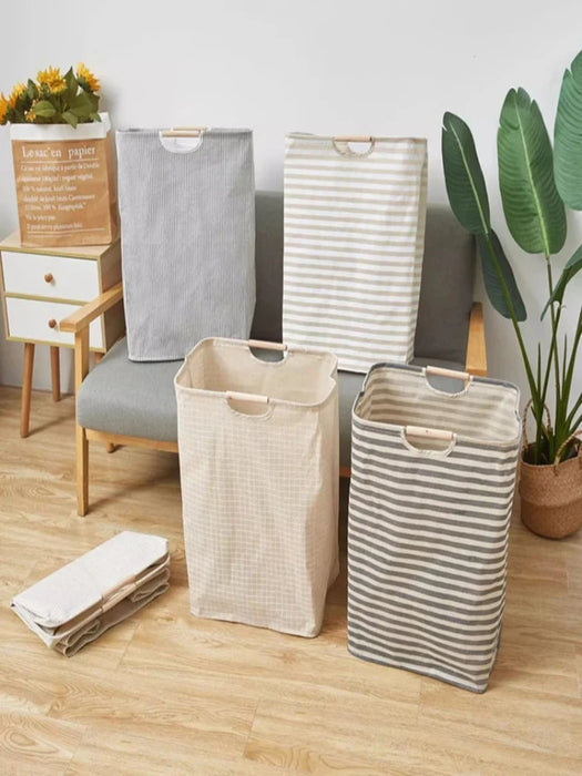 Foldable Waterproof Laundry Hamper — Keeps Room Tidy