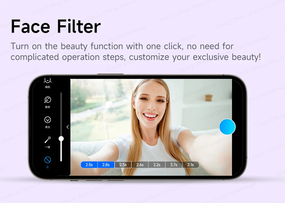 C22 AI Face-Tracking Handheld Gimbal Stabiliser — 3‑in‑1 Selfie Stick & Tripod for Smartphones