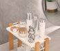 Wooden Countertop Organiser – Cosmetic & Coffee Station Shelf for Vanity