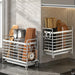 No-Drill Stainless Steel Wall Utensil Holder — Space-Saving Kitchen Organiser