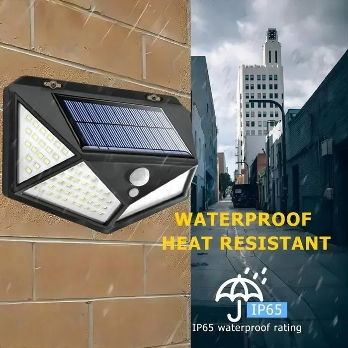 Solar LED Light Multifunctional Lamp - Waterproof Outdoor Garden Decoration, Sunlight Powered Spotlight with Motion Sensor - Ideal for Nighttime Security and Landscape Illumination