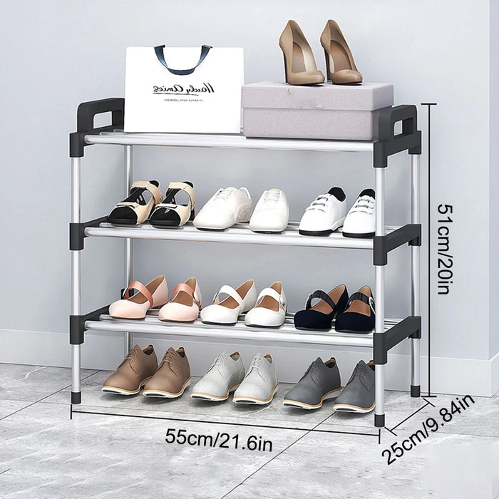 Multi-layer Dustproof Shoe Rack — 3–7 Tier Space-saving Organiser