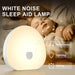 RGB Rechargeable White Noise Night Light — Touchable Sleep Lamp for Baby & Adults
