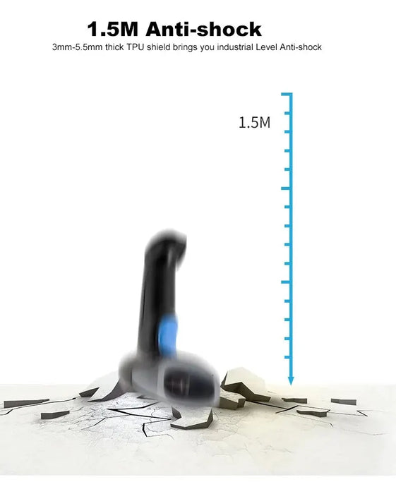 USB Wired 1D/2D Handheld QR & Barcode Scanner — High-Speed