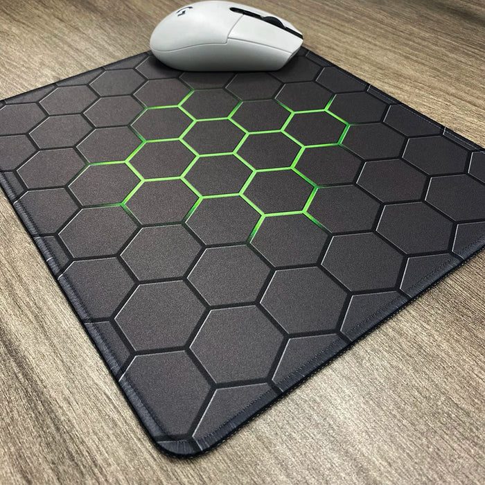 Hexagon Gaming - Mouse Pad XS for PC Gaming, Compact Rubber Laptop Pad, Desktop Decor - Perfect for Gamers and Office use