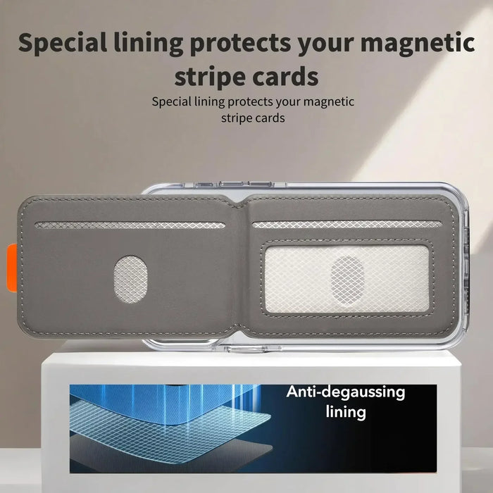MagSafe Card Holder — Artificial Leather for iPhone 13–17