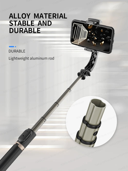 Q08 Handheld Gimbal Stabiliser & Selfie Stick with Bluetooth Remote for Smartphones