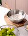 3-Piece Stainless Steel Mixing Bowl Set with Measurement Marks – Thick & Rust-Resistant