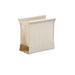 Foldable Laundry Basket with Bamboo Frame — Cotton‑Linen Hamper 40×30×38cm