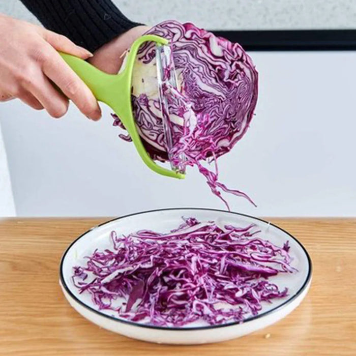 Home Kitchen Tools - Cabbage and Vegetable Slicer/Grater, also for Salad, Potato, Melon, Carrot, Cucumber - Ideal for Quick and Easy Shredding at Home