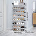 Multi-layer Dustproof Shoe Rack — 3–7 Tier Space-saving Organiser