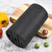 Knife Holder Insert — Black PP/TPR Kitchen Knife Organiser Stand
