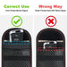 Car Key Signal Blocking Pouch Carbon Fibre RFID Faraday Case — Black