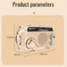 Hand-Crank Emergency Radio & Power Bank — USB, Solar, Bluetooth, DAB