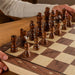 Magnetic Foldable Solid Wood Chess Set - Portable Board, Educational Gift