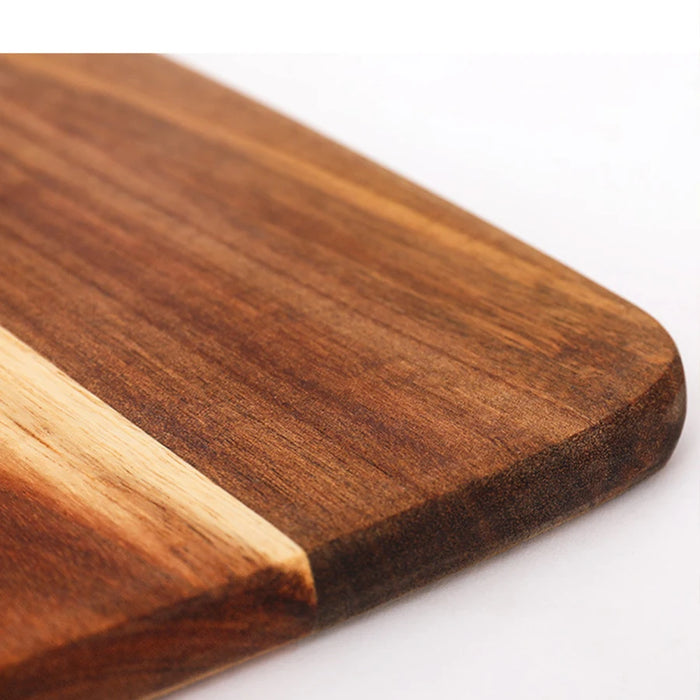 Acacia Wood Cutting Board 16 x 12 in (approx 41 x 31 cm) — Hand‑Carved Charcuterie & Chopping Board