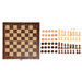 3-in-1 Wooden Board Game Set — Chess, Draughts & Backgammon, 29×29cm