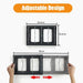 Expandable Stainless-Steel Pot & Pan Rack with 7 Dividers – Pull-Out Cabinet & Countertop Organiser