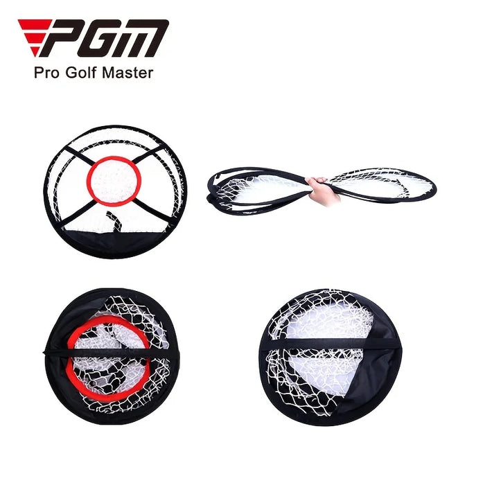 Golf Chipping Net - Chip Shot Golf Net - Gold Training Net - Training Aids Pop up Chipping Golf Net - Perfect Solution for Golfers to Improve Chip Shots