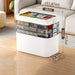 White Portable Medicine Storage Box — Heavy-Duty Plastic Organiser with Drawers & Doors (4/5/6 Floors)