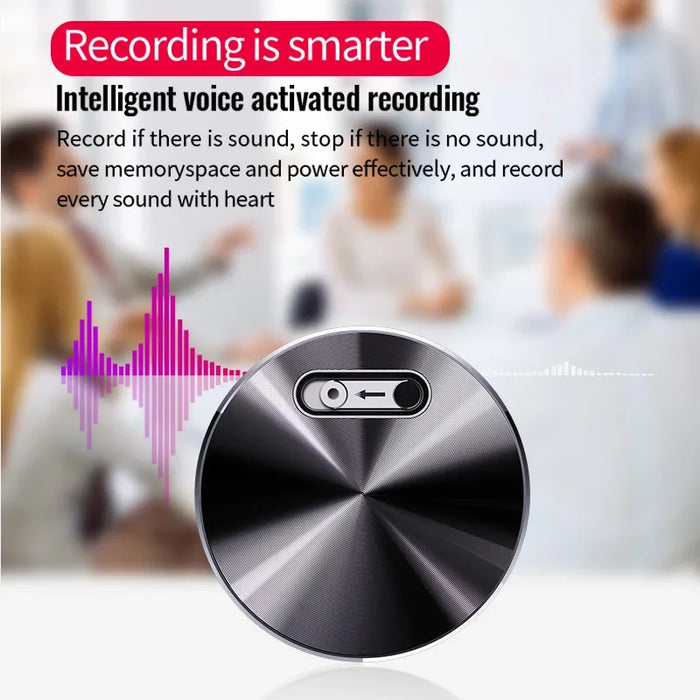 Mini Voice‑Activated Recorder with Built‑in Magnet (Q37) — Compact Digital Dictaphone