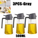 500ml Oil Spray Bottle & Cruet – Refillable Oil Dispenser for Kitchen and BBQ