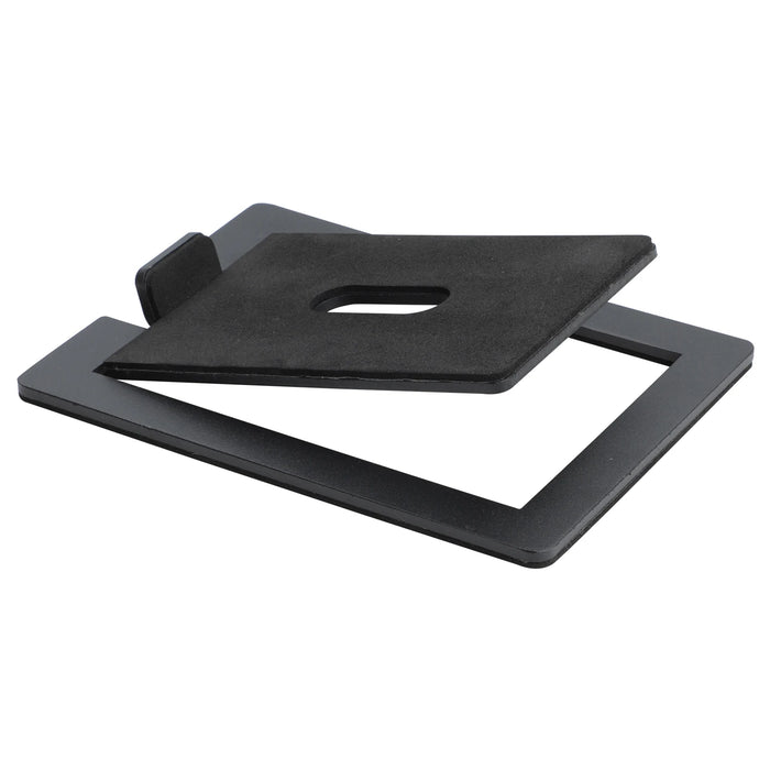 Desktop Speaker Base Stand — Carbon Steel Support for Computer Speakers (Single Stand)
