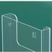 Clear Acrylic Wall-Mount Brochure Holder — Fits A4 & A5