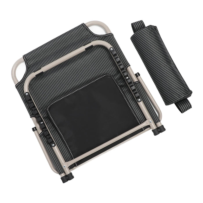 Adjustable Lifting Bed Backrest Floor Chair with Head Pillow — 6‑Position