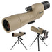 25–75x60 Spotting Scope — 60mm FMC, BAK4 Prism, Nitrogen-Filled with Tripod & Smartphone Adapter