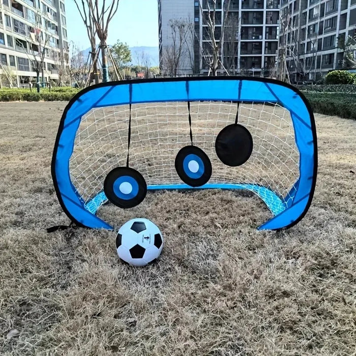 Garden Football Goal – Portable Trapezoid Frame with 3‑Minute Pop‑Up
