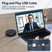 EMEET OfficeCore M1A USB Conference Speakerphone — 360° 2‑Mic Pickup