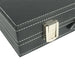 Backgammon & Chess Folding Set in Stitched Black Leatherette Case