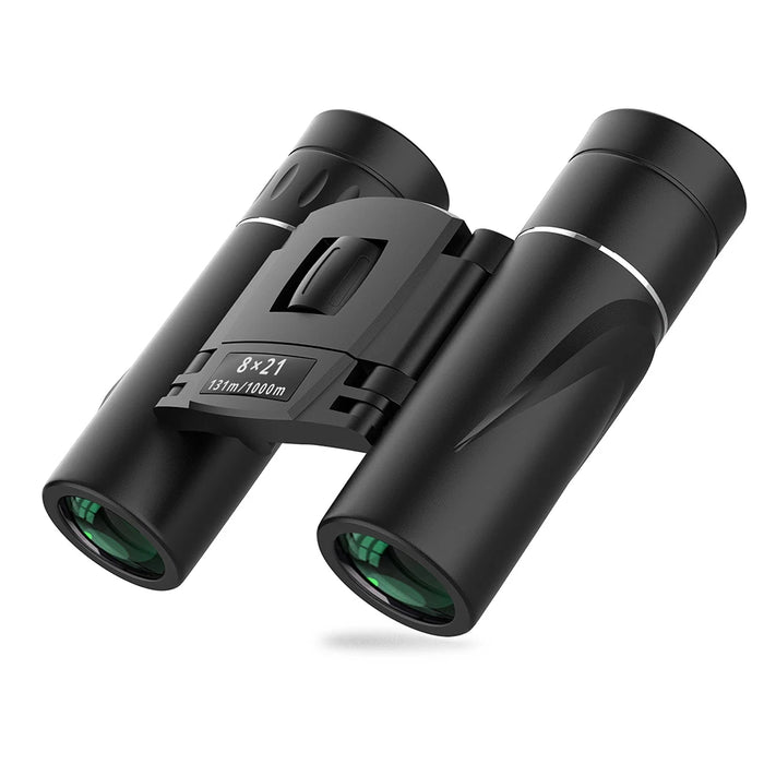 Mini 8x21 Compact Binoculars for Concerts, Sports & Birdwatching