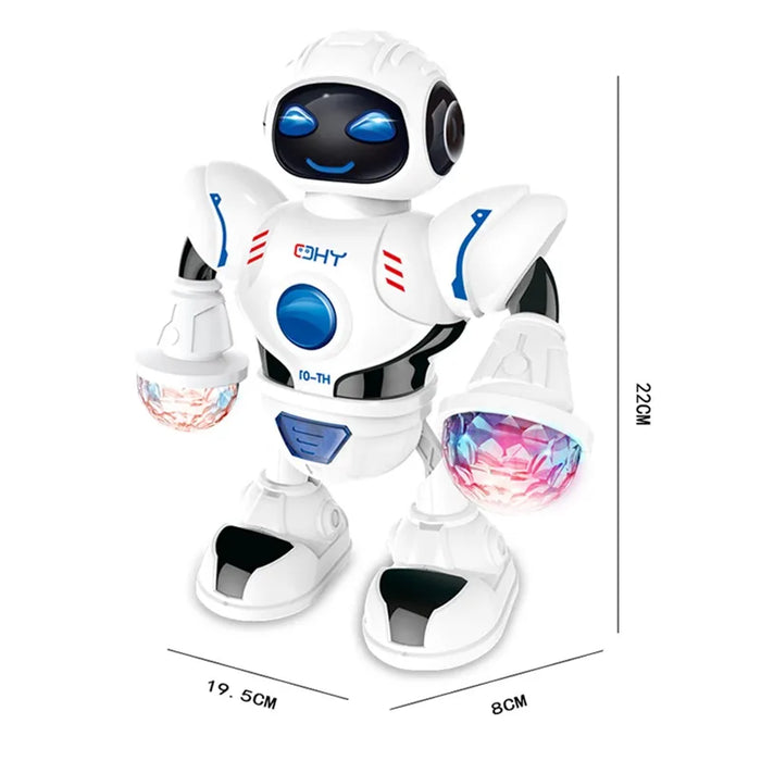 Mini Automatic Dancing Robot - Intelligent Electric Toy with Light and Music Features, Simulated Educational Model - Perfect Gift for Children's Learning and Play