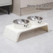 Elevated Pet Feeder with Double Stainless Steel Bowls – Cats & Dogs (Small–Large)