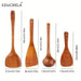 4-piece Wooden Kitchen Utensil Set — Shovel, Scoop, Spatula & Spoon