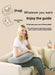 U‑Shape Reading & Gaming Cushion — Crochet Tatting Arm Support for TV, Desk & Travel