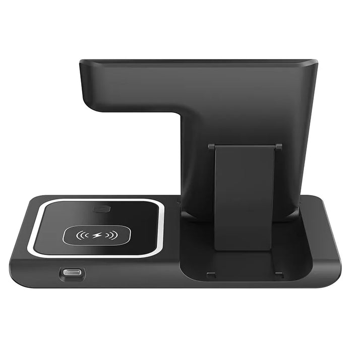 Foldable 3-In-1 Wireless Charging Station - Mobile Phone Holder and Charger For iPhone 14/13/12/11/XS Max/XR/X/8, Apple Watch, AirPods - Ideal Accessory for Apple users