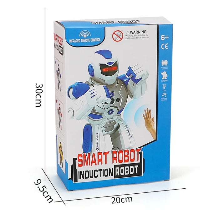 Mechanical Combat Police Robot - Early Education Intelligent Toy with Infrared Sensor & Electric Singing Function - Fun and Engaging Remote Control Toy for Children