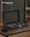 Lockable Watch Box – 24 Slots with Glass Lid, Velvet-Lined Storage Case