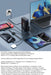 240W 6‑Port GaN PD Charger — 4 Type‑C & 2 USB‑A, Travel USB Tower for iPhone, iPad & MacBook