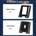 Desktop Speaker Stand — Carbon Steel Shock-Absorbing Base for Improved Sound