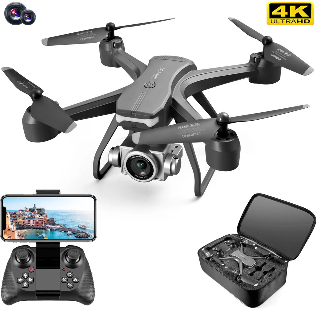 V14 - 4K Professional HD Wide Angle, 1080P WiFi FPV Dual Camera Drone - Ideal Helicopter Toy for Height Tracking and Drone Photography Enthusiasts