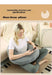 U‑Shape Reading & Gaming Cushion — Crochet Tatting Arm Support for TV, Desk & Travel