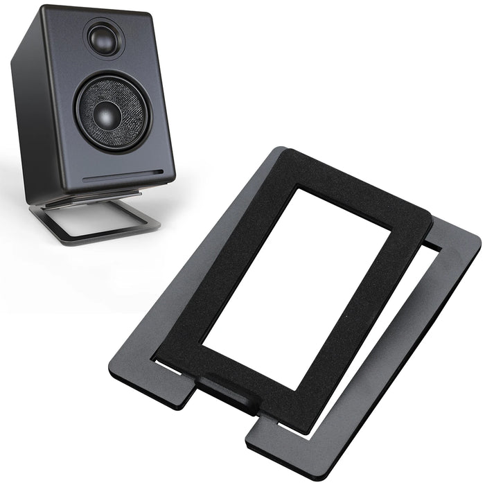 Desktop Speaker Stand — Carbon Steel Shock-Absorbing Base for Improved Sound