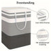 75L Collapsible Laundry Hamper with Handles – Large Capacity Clothes Basket